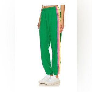 AVIATOR NATION- 5 Stripe Sweatpants- L